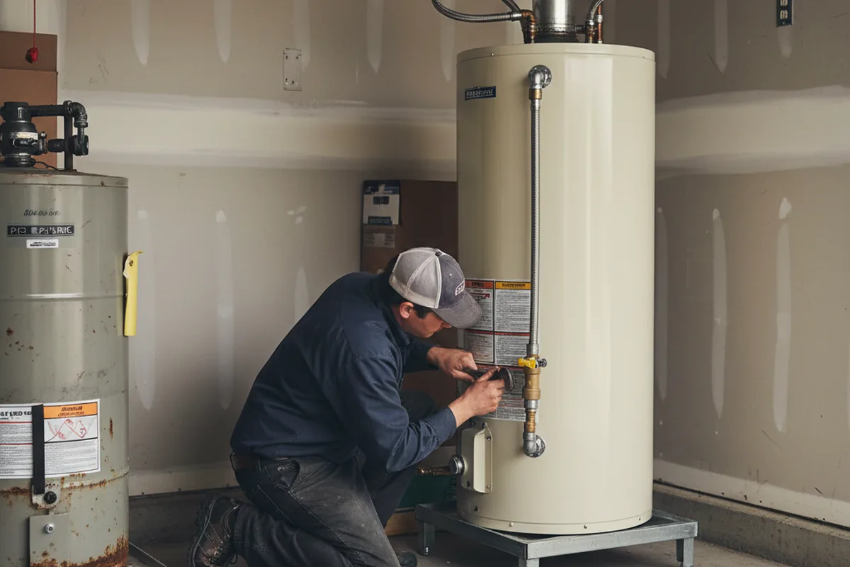 Water heater and shutoff valve replacement in Micanopy
